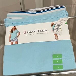 Cuddl Duds Sky Blue Pajama Set